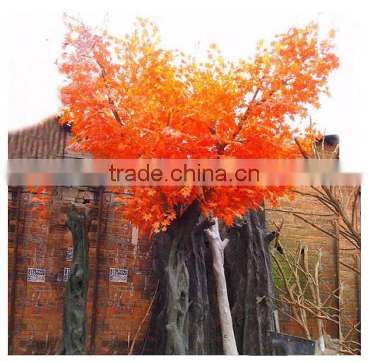 wholesale artificial plants and trees artificial red maple tree lifelike artificial tree