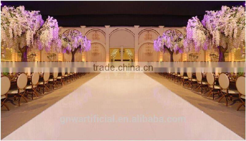 artificial pink cherry blossom tree wedding cenerpiece table tree