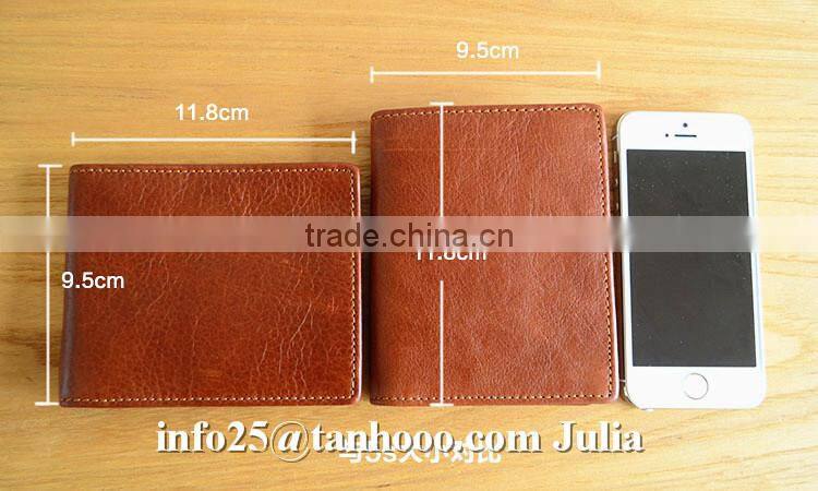 High quality genuine leather wallet/ travel wallet/men wallet