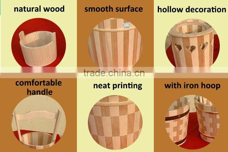 Antique natural wood wooden box for spice