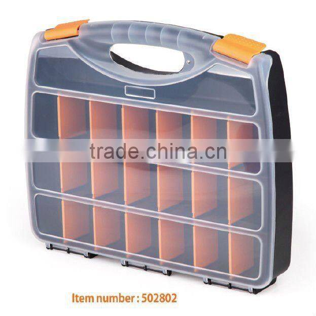 Bin Portable Parts Storage Case,plastic portable small parts tool storage organizer case (502802)