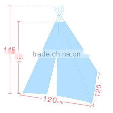 Tipi 2017 Chevron Banner 100% Cotton Canvas Teepee Tent For Kids