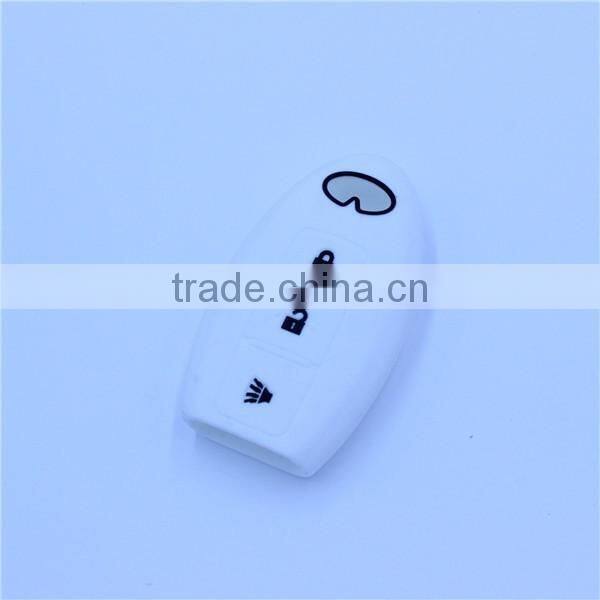 Silicone rubber key shells, fob key bag for infiniti 3 button keys