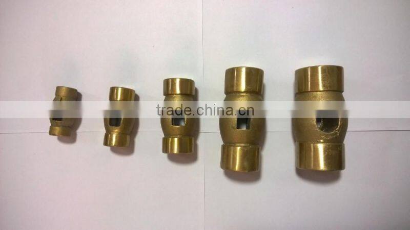 wooden handle TPR handle brass hammer with competitive price