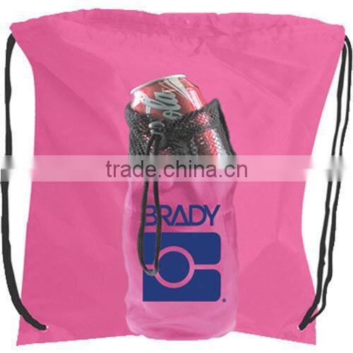 Bottle Polyester Drawstring Bag for Sport