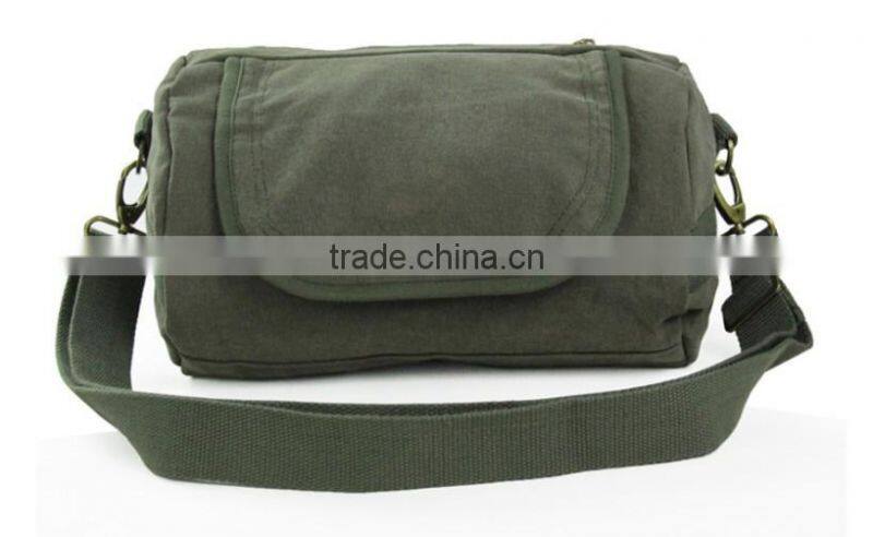Travel Canvas Round Messenger Bag