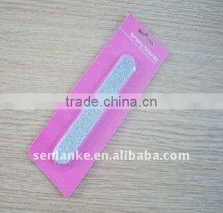 silvery shinning mini nail file