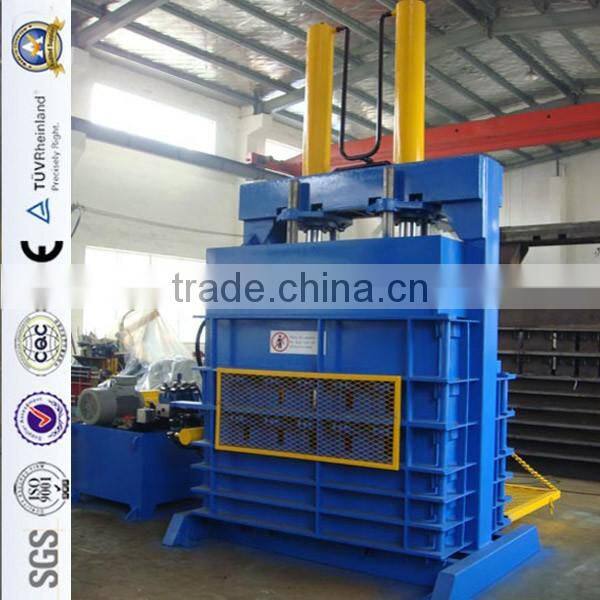 CE certification high quality scrap tire baler machine