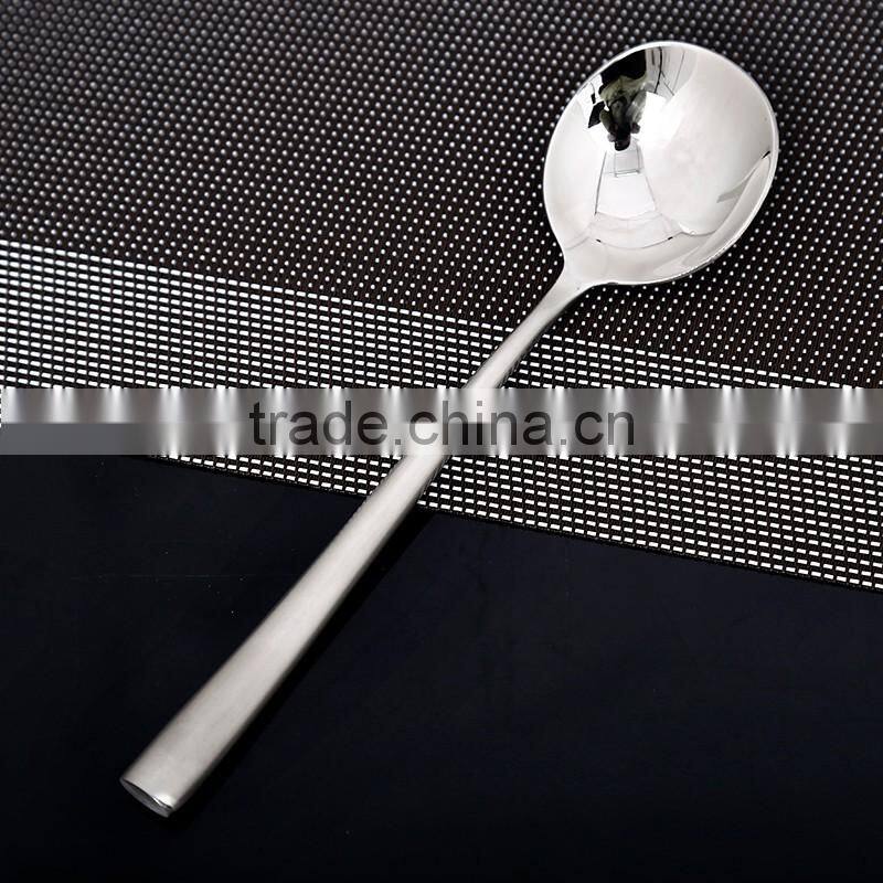 LFGB stainless steel kitchen utensil korea round spoon HT62