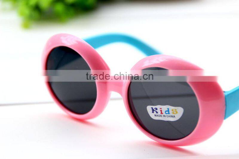 Candy Color Kids Sun Glasses Fashionable Glasses Plastic Cheap Sunglasses