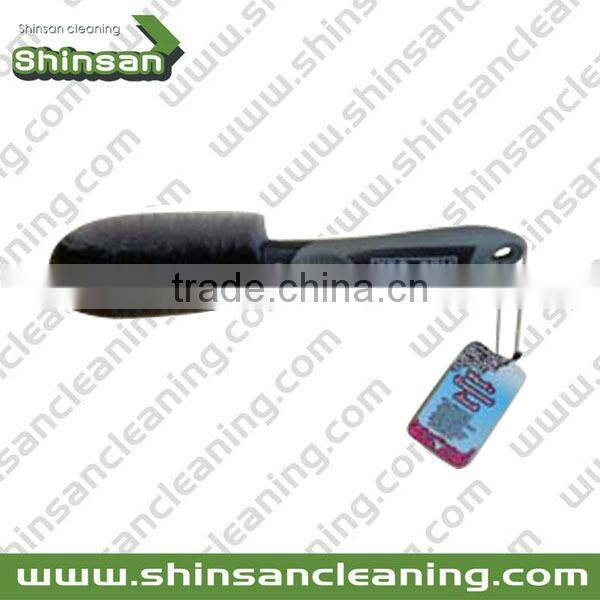 PP ,TPR blue+black+grey two prong brush,car wash brush,wheel brush