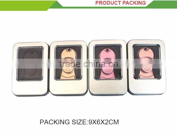 Hot sale finger tip gyroscope toy aluminum rotation 360 spinner