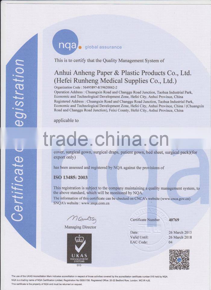 Non-woven mesh disposable OEM bouffant cap