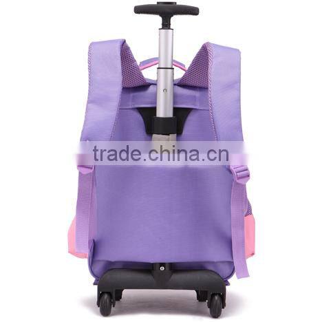 high quality kids school bag with wheels