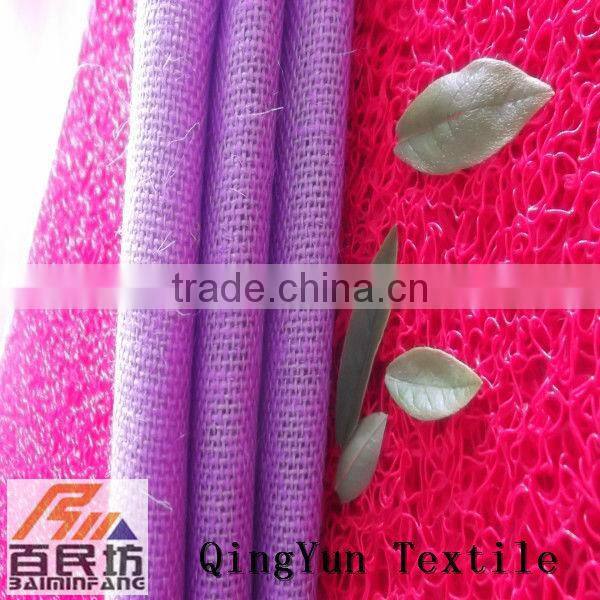 jute burlap hessian cloth purple