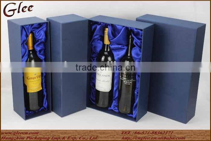 Customized Single Wine Bottle Protective Packaging,Cardboard Box For Wine