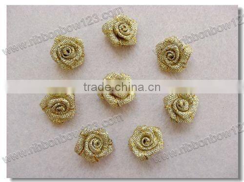 Kids shoes ribbon bow embrodery with crystal diamond