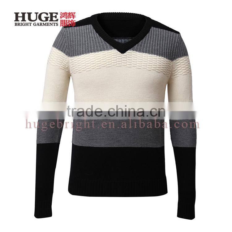 Factory Direct Supply High Quality New Design V Neck Pullover