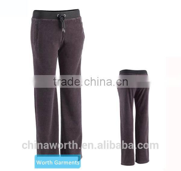 custom lady velvet pants, colorful yoga pants