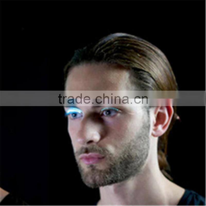 Halloween Festival party makeup toys Luminous false eyelashes led eyelash