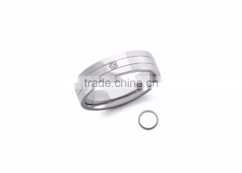 Silver Plated Ring, One Stone Ring, Simple Ring Design