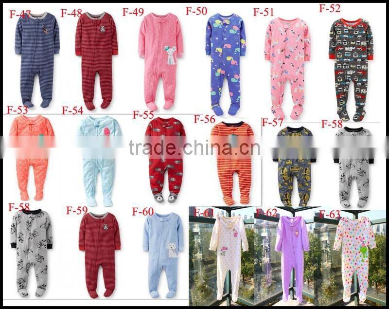 New Designer Kids Frog Cartoon Animal Printed Footed Pajamas Children One piece Jumpsuits