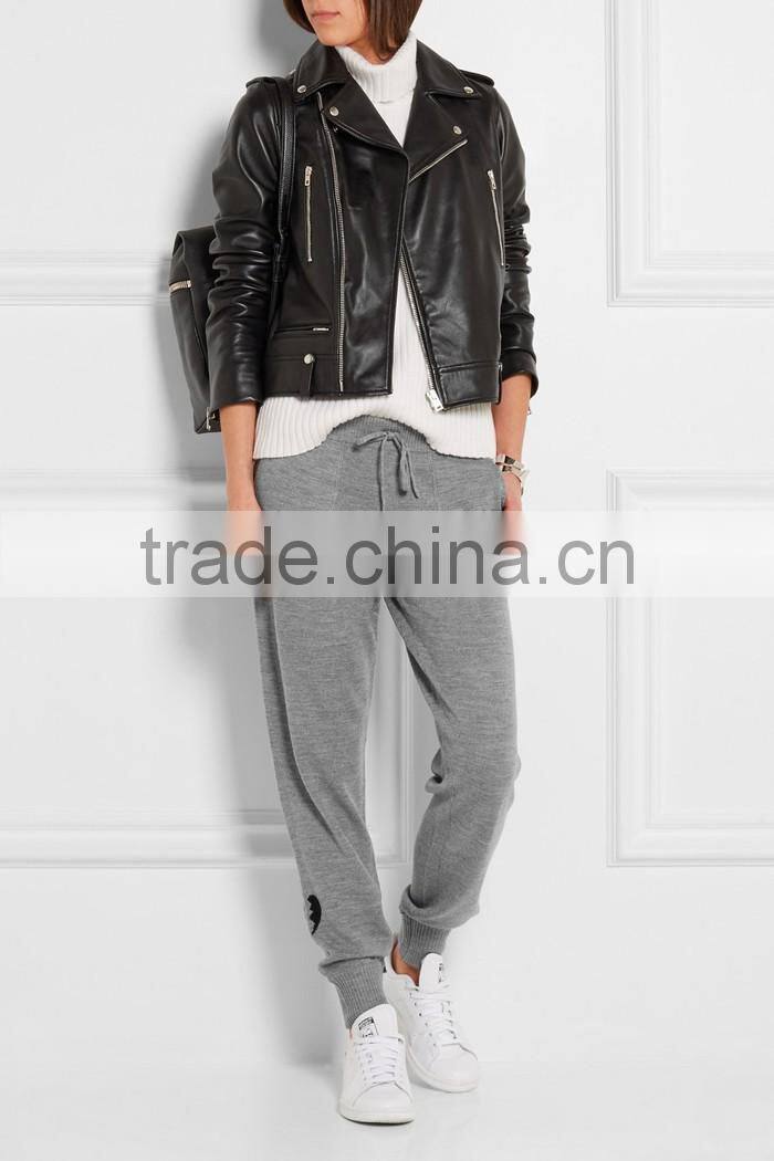 Soft wear grey blank jogger pants for sale