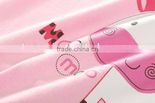 baby girls adorable pink cow printing wholesale good quality baby summer rompers