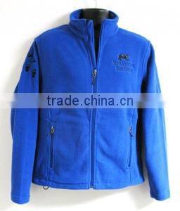 100%polyester Men's polar fleece jacket