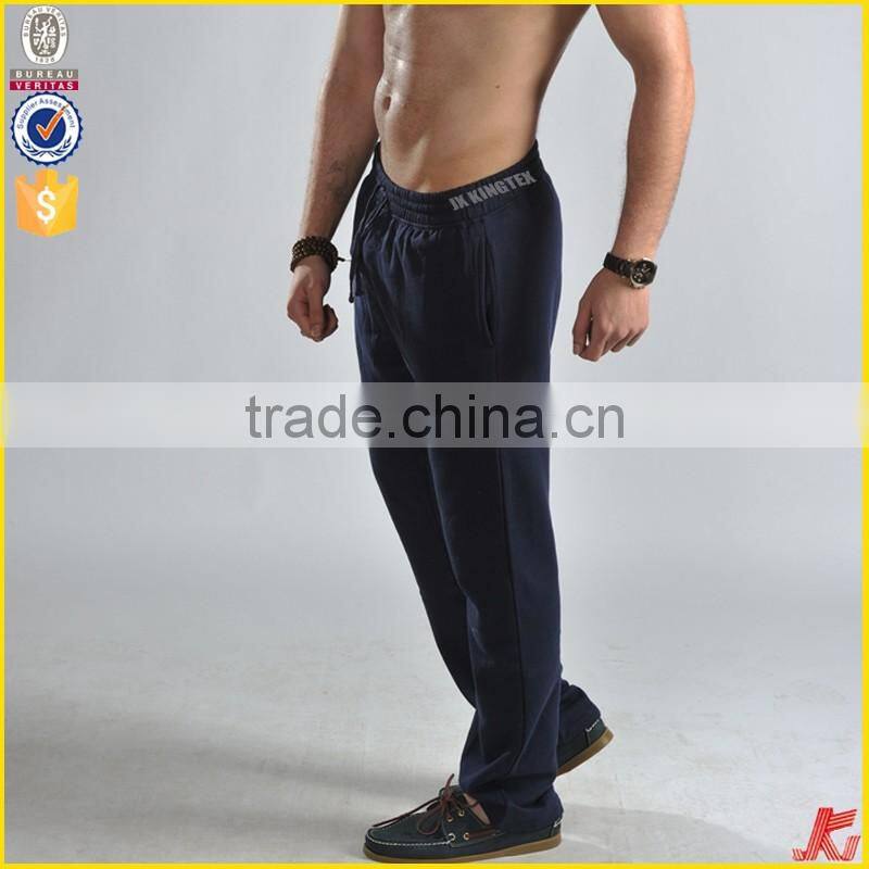 fleece running men's pants with pockets sides