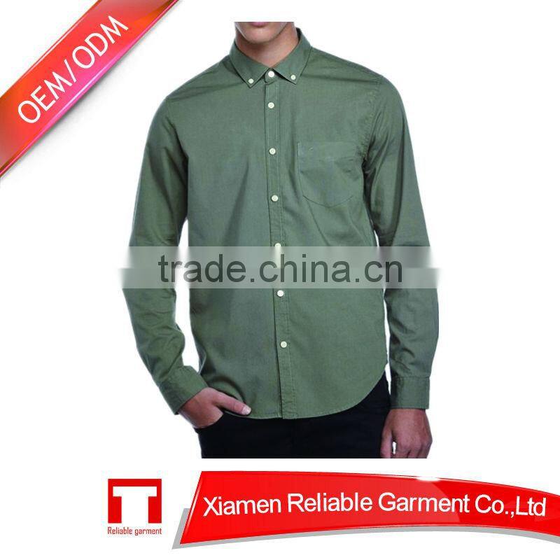 2014 High quality latest shirt designs for men casual shirt made in China