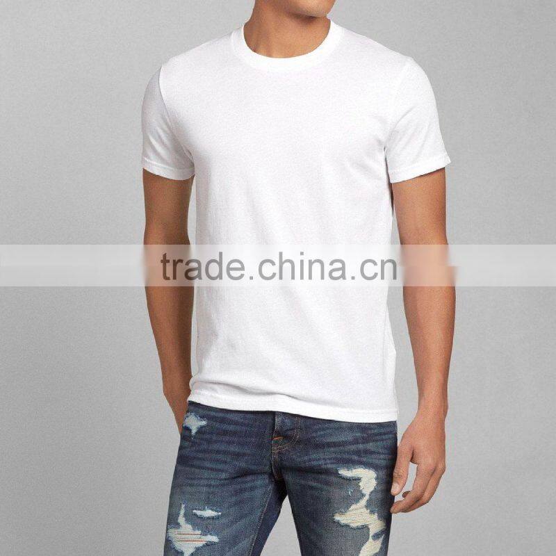 Wholesale Custom Cheap Cotton Thin Plain White T shirt