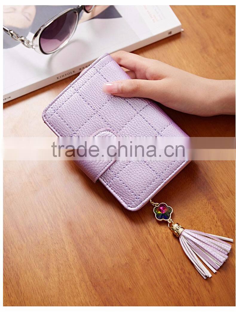 Classic Style Ladies Mini Card Wallets High Quality Popular Women Small Coin Wallet Purse Bag