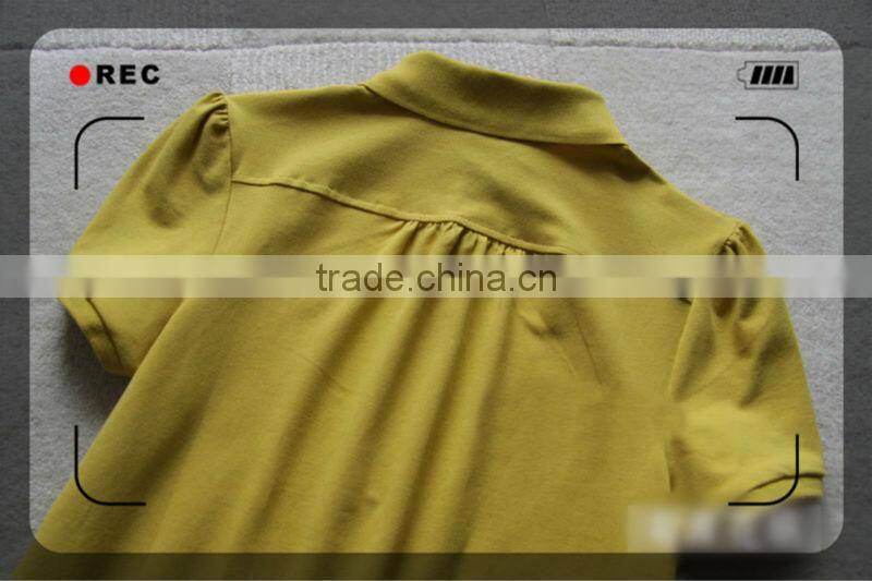 Ladies Fashion Jersey Polo Dress shirt 201309