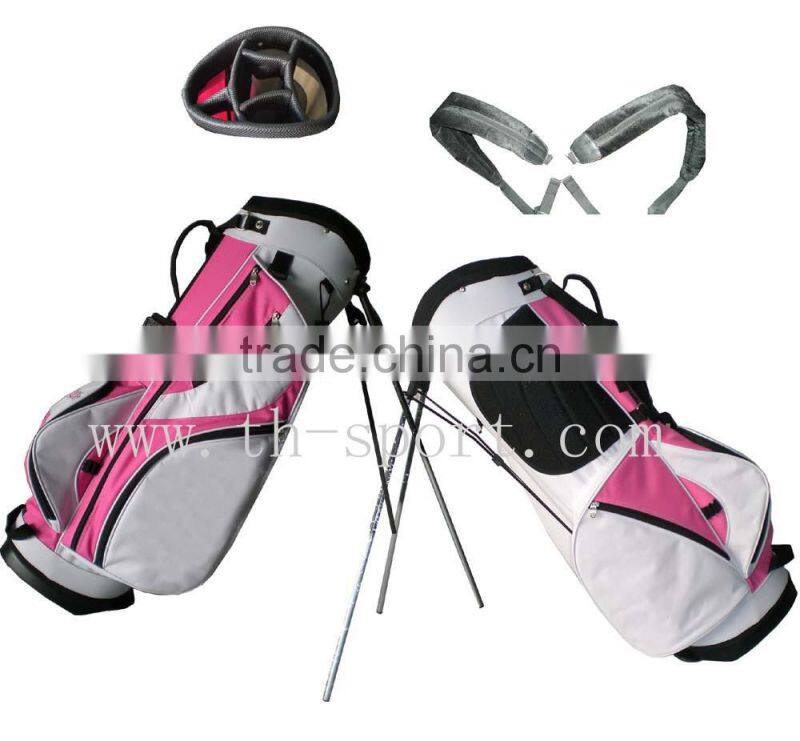 Colorful light golf stand bag for ladies