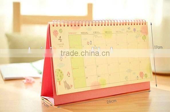 2014 Customized Calendar Desk Calendar Printing