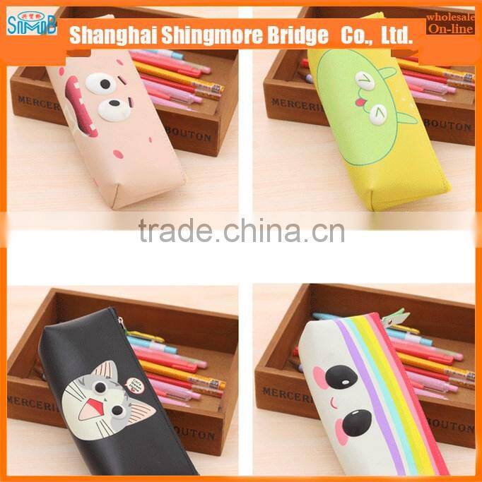 hot sales high quality pu kids pencil case school with cheap price