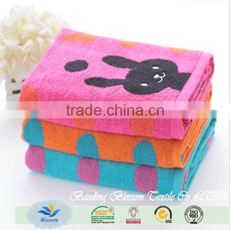 home textile jacquard yarn dyed super absorbent face towels