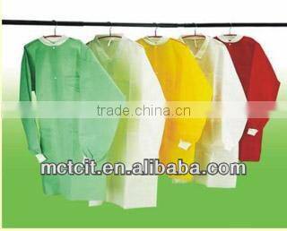 Hot sale designs, disposable coat, white lab coat
