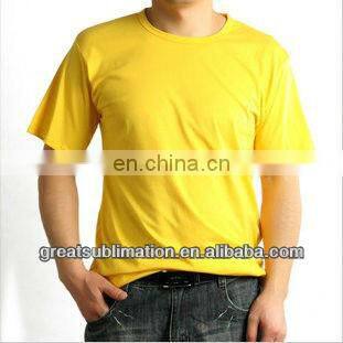 100% Cotton men T-shirt for sublimation