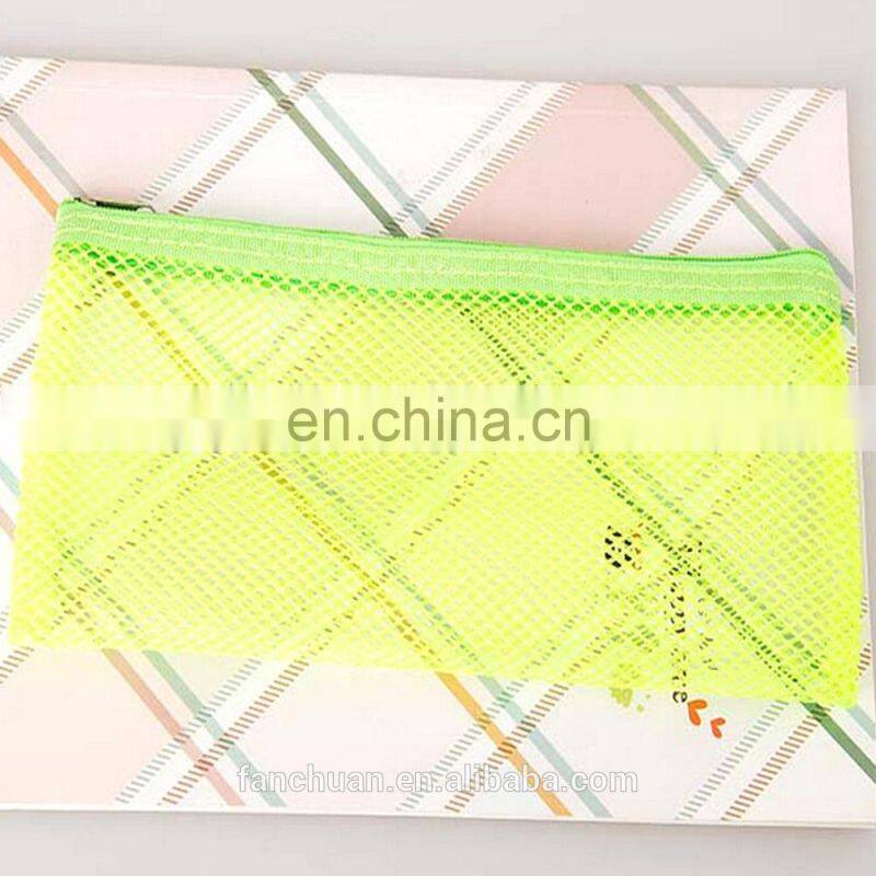 School Use Promotional Kids Net Pencil Case