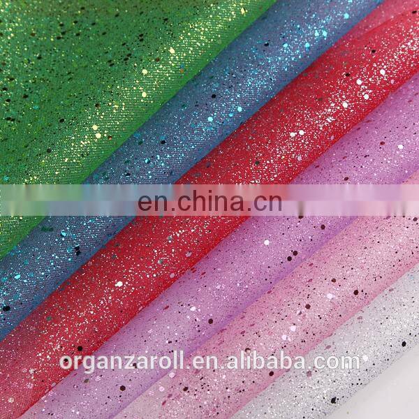 High Quality Fabric Polyester Pet Sequin Film Tulle Rolls