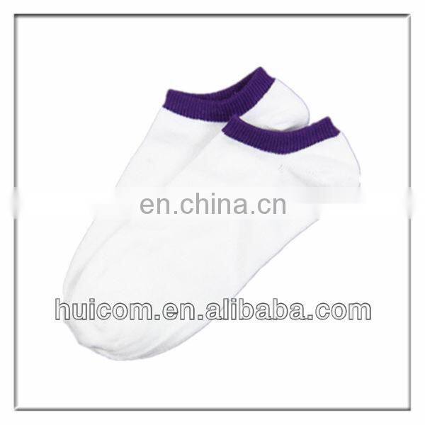 Mens Black White Sock With Stripe Pattern