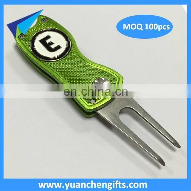 New engraved metal square paper clip with gold color