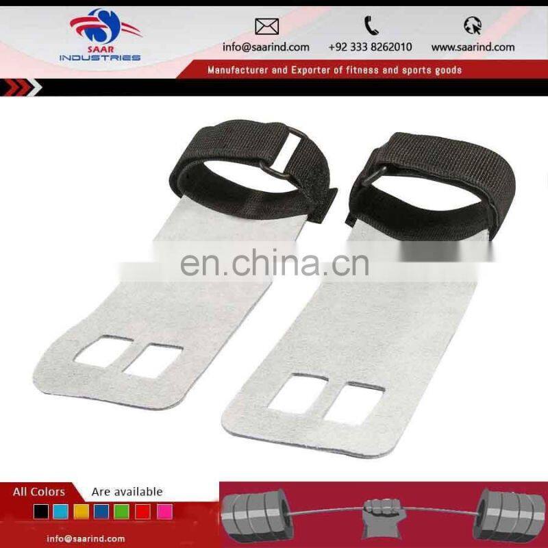 Crossfit Leather Hand Grips with 3 Finger Holes