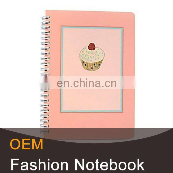 Funny 3D leather cover notebook