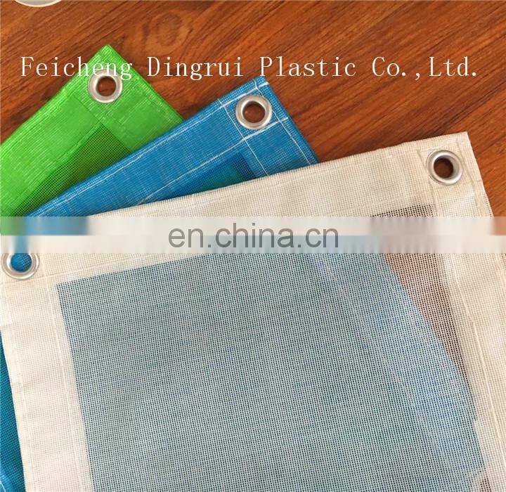 High Strength Fall Protection Grey Construction PVC Coated Safety Net