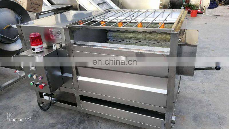 Hot Sale Potato Carrot Onion Carrot Brush Roller Vegetable Washer Peeler Peanut Ginger Cassava Cleaning Fruit Washing Machine