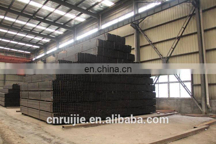 Steel welded square hollow section 40x40x2.5, mild rectangular steel tube standard sizes