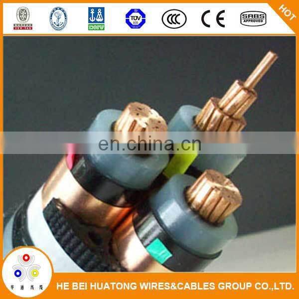 high voltage armoured 3C 240mm2 xlpe 24kv power cable with IEC60502-2